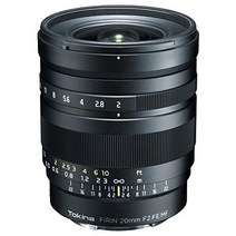 Tokina 단 초점 렌즈 FíRIN 20mm F2 FE MF 소니 αE 용 수동 초점