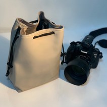 아카빌라 미러리스 DSLR 캐논 소니 가죽 스웨이드 카메라 가방 맥북 갤럭시북, 그레이