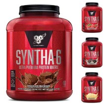 비에스엔 BSN 신타6 오리지널 딸기/초콜렛/바닐라 7가지 맛 SYNTA6 프로틴 보충제 2.27kg 5파운드 48서빙 SYNTHA 6 USA, 딸기 2.27kg(48서빙)