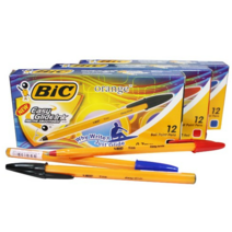 BIC 빅볼오렌지화인 12개입 0.7mm, 레드, 3세트