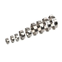 조인트 클램프 파이프 클램프 10 PCS 스테인레스 스틸 304 싱글 이어 호스 구색 키트 5.3-31mm 다중 사양, 15 14.1-16.6mm