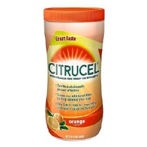 Citrucel - 섬유 보충제 - 오렌지 파우더 - 887.2ml(30온스) 2g 강도 - 메틸셀룰로오스