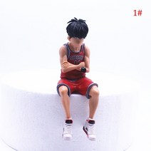 피아노 색소폰 기타 악기 스탠드 받침대 15cm 애니메이션 슬램 농구 덩크 플레이어 사쿠라기 루카와 메이플 레드 헤어 PVC 피규어 컬렉션 모델 완구 스포츠 보이, [02] B, 02 B