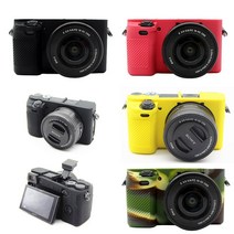 소니 A6000 A6100 A6300 A6400 A6600 Mirrorless 카메라에 대 한 실리콘 갑옷 스킨 케이스 카메라 가방 바, 10 A6600 Camouflage