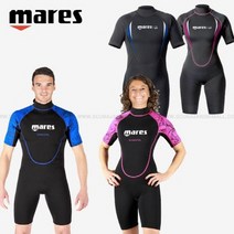 MARES 마레스 만타 튜닉 슈트 SHORTY MANTA, 선택:여성아쿠아핑크(ML)