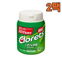 Clorets 클로레츠 오리지널 민트 껌 290g 일본직구, 2팩