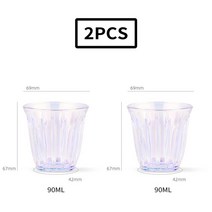 데미타세 데미타세잔 도피오잔 싱글찻잔 호텔커피잔 MHW-3BOMBER 진공 전기 커피 컵 90ml 라떼 에스프레소, 07 2pcs Colorful_01 90ml