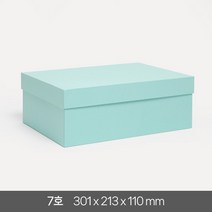 고급 선물 상자 7호 답례품 싸바리 패키지 기프트 포장 무지 국산 케이스, 민트 1개
