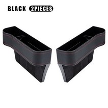 자동차 로고 엠블렘 BMW 미니쿠퍼 좌석 틈새 수납함 미니 쿠퍼 R50 R53 F56 R60 액세서리 2011 2012 2013 2018 2019, 2pcs Black(L and R)+For Opel