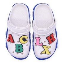 지비츠 크록스 호환 파츠 대문자 알파벳 영어 신발, D