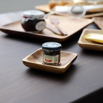 오반자이 아카시아 정사각 우드플레이트 원목쟁반 나무접시 나무식기, 아카시아 정사각 1호