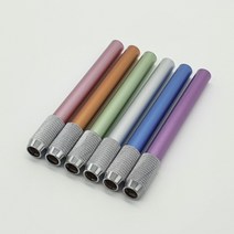 알루미늄 짧은 몽땅연필 길이연장 확장 깍지 펜슬홀더, 색상 랜덤