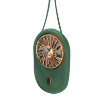 위컴 폴딩 넥 팬 USB 선풍기, Green, WT-F20