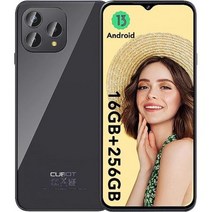[해외] 언락폰 자급제폰 CUBOT P80 Unlocked Cell Phone 16GB RAM+256GB ROM MT8788 Octa-core Android 13, Black, one option, 블랙, 256GB