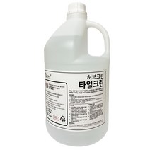 타일크린 줄눈세정제 타일사이청소 줄눈청소 줄눈타일세척제 줄눈세제 백시멘트제거제 줄눈세정제사사삭 타일사이청소세정제, 타일크린 4L, 4000ml, 1개