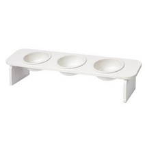 바보사랑 7S시리즈 도자기 3구 식기(화이트).클레이몽드(무료배송), 일반타입도자기볼／1단계(12.7cm)