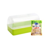 증안리약초마을 새싹재배기 + 새싹보리 씨앗 200g + 실리콘 시트, 1세트