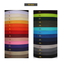 스티치룸 고밀도 폴리 잔골직 웨빙스트랩 38mm 가방끈, 4. Yellow 노랑, 1개