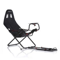 레이싱휠거치대 Playseat Challenger 접이식 레이싱 시뮬레이터 시트 스티어링 휠 스탠드 그림 마스터, 상세이페이지 참고, 챌린저 블랙 시트 +풀 사이즈 플로어 매트