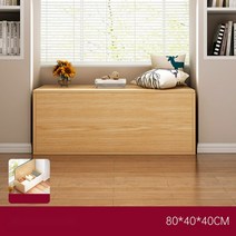 슬림 다용도 틈새 2단 3단 1단 원목 수납장 미니 우드 이불장 옷장 낮은 캐비넷, [3칸][80X40X40] 로그