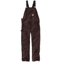 칼하트멜빵바지 Carhartt 102776 워크웨어 덕빕 오버롤 다크브라운