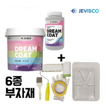 제비스코 드림코트 페인트세트 친환경 벽지페인트 셀프페인트 DIY 수성페인트, 04.에그쉘광 올리브 그린 1.0L+부자재세트