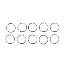 C2L 실버 카드 쇠 프린트 단어장 링 10P 2.5CM 책링 O링 쇠링 분철링 ORING 링고리 문구링