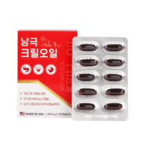 남극 크릴오일 인지질 56 오메가3 크릴 새우 오일 60캡슐, 1개