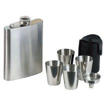 YJ-244 스텐 휴대용 양주병세트 (등산용 캠핑 낚시 물병 술병 수통 보온보냉병 물컵 스텐컵), 양주병210ml+컵4p+컵파우치, -, 양주병210ml+컵4p+컵파우치