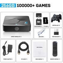 오락기 레트로 옛날오락기 가정용 오락실 게임기 KinHank슈퍼 콘솔 X2 4K 휴대용 비디오 게임 100000 70 에뮬레이터 PSPPS1Sega Saturn 컨트롤러 포함, X2256G7062+미국