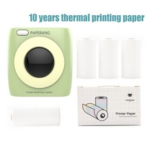 프린터 악세사리 PAPERANG P2 포켓 미니 프린터 휴대용 사진 그림 프린터 300 인치 당 점 HD 열 라벨 프린, 11 Green Package C_03 미국
