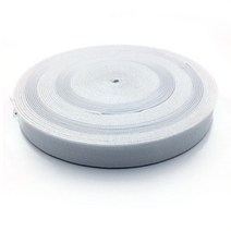 허리 고무줄 바지 고무밴드 1롤 50yard (블랙 화이트), 화이트, 1개