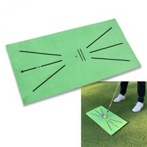 골프스윙궤도 디봇확인 매트