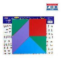 위withh_포비 자석 칠교놀이 30cmx30cm 교사용 유아장난감 판퍼즐 교육 학습 아이완구 감각발달 아동용 입체도형♥withy, ♥withyou!