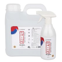 국대스타 뿌리는 살균소독제 세트, 4L(1개)+500ml(1개)