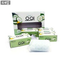 오이향 비누 4개입 세안 거품 욕실 세면용품 NFSOJNDF + 49184514564EA, 1, 본상품선택