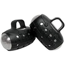 에그 웨이트 녹아웃 4.0파운드 핸드 덤벨 세트 섀도우복싱 남성 및 여성을 위한 킥복싱용 미끄럼 방지 실리콘 고무 핑거 루프, Lime Green