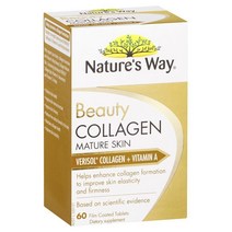 Natures Way Beauty Collagen Mature Skin 네이처스웨이 뷰티 콜라겐 메이쳐 스킨 베리솔 콜라겐 비타민A 60개