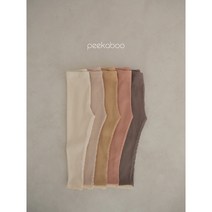 피카부 투데이쫄바지 봄 아동 키즈 유아 주니어 여아 자매 데일리 골지 5색 레이스 레깅스