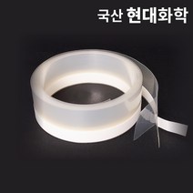 국산 현대화학 5M 고급 우레탄 투명 문풍지 틈새 막음 차단 테이프, 4. 넓은폭32mm 길이3.8M (고급포장)