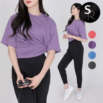[스타일랑] 예쁨유지 여성 기능성 쿨 드라이 멜란지 반팔 라운드 티셔츠 / S~5L까지 / 빅사이즈 / 4가지 색상 / 프리미엄 퀄리티 / 기본티 / 레이어드