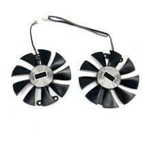 2피스 0.35A GA91S2H 4 핀 GTX 980 GPU 냉각 팬 Zotac Geforce Amp 그래픽 카드 쿨러, 02 2 PCS