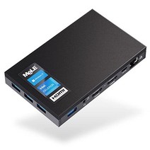 MELE Quioter 2Q 팬리스 미니 PC Windows 11 pro J4125 8GB 128GB 마이크로 PC 데스크톱 휴대용 소형 컴퓨터 지원 천체 사진 미디어 오피스 비즈, J4125/8GB+128GB