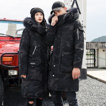 HIT No.7 ABEA9 프리미엄 남성 여성 커플 밀러티러 롱패딩 점퍼 오리털 두꺼운 패딩자켓