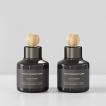 1+1 차량용 명품 고급 디퓨져 자동차 실내 방향제 디퓨저 80mL X 2개, 블랙체리(80mL x 2개), 1+1 차량용 명품 고급 디퓨져 자동차 실내 방향제 디