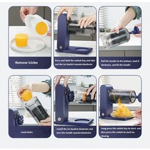 슬러시기계DIY 스무디 기계 충전식 눈송이 얼음 면도기 슬러시 음료 디저트 메이커 과일 Mein 아이스, 한개옵션0