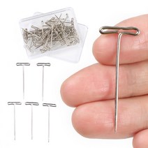T핀 공예 부자재 고정 티핀 50p 실 바늘 수예 만들기 재료 DIY, 1개