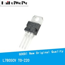 차량용 캐패시터 캐퍼시터 전압안정기 10 개/몫 L7805 L7805C L7805CV 1.0A/5V TO220 오리지널 IC 칩셋 MOSFET MOSFT 3 단자 전압 안정기
