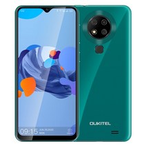 공기계 휴대폰 스마트폰 핸드폰 oukitel c19 pro 4gb+64gb 6.5quothd+ 4000mah octa 코어 13mp 카메라, 러시아인, 초록, 4GB