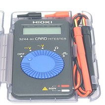 디지털멀티미터 HIOKI-3244-60 수첩형테스터기 소형디지털멀티미터3244 AC/DCV: 500V 40M 도통(부저)